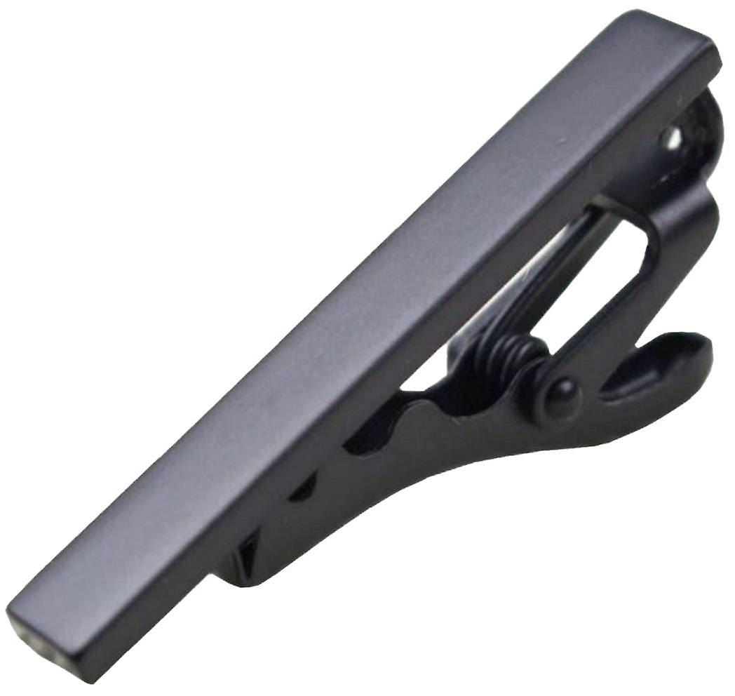 Bassin and Brown Plain Tie Bar - Black