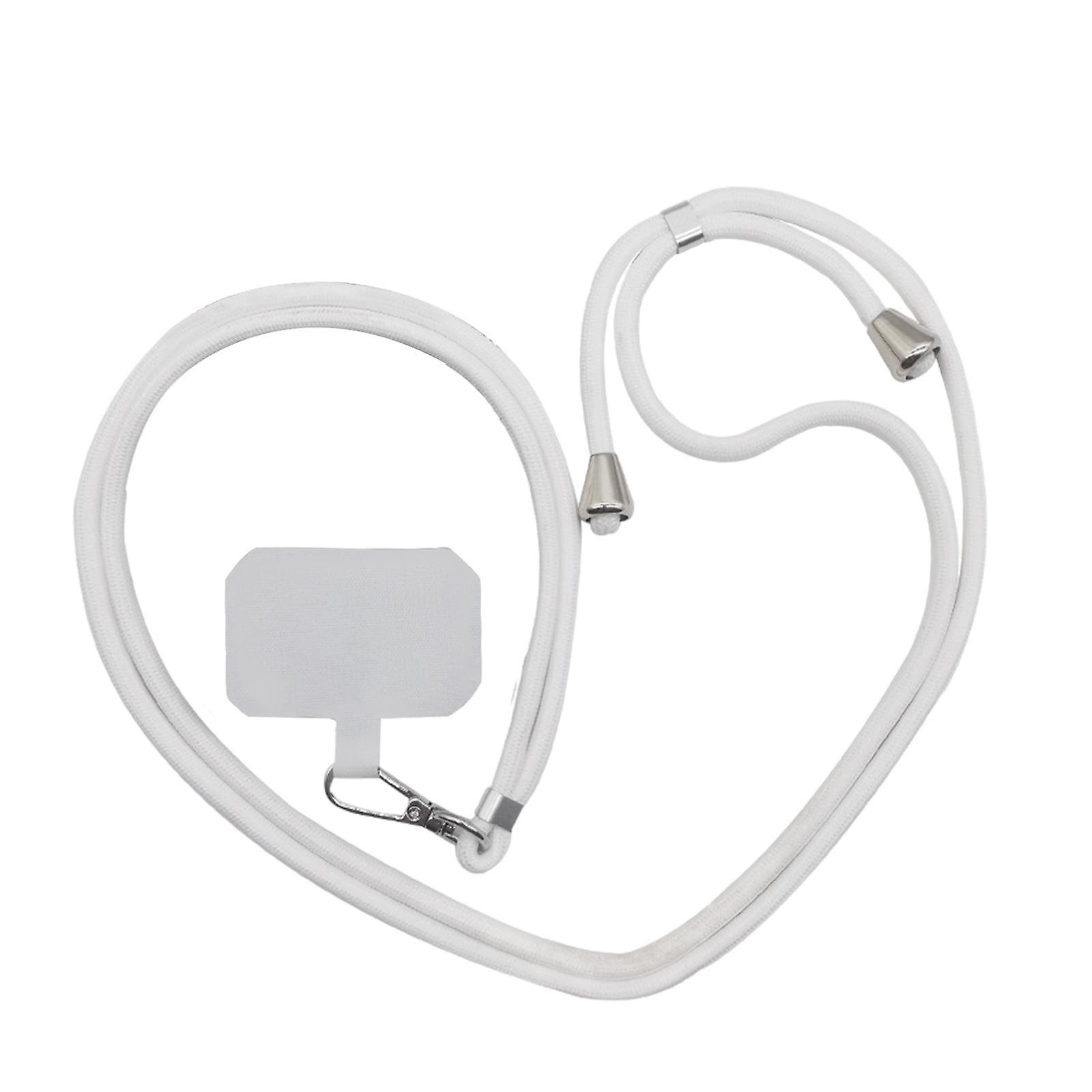 Detachable Adjustable Mobile Phone Lanyard Neck Strap Grey