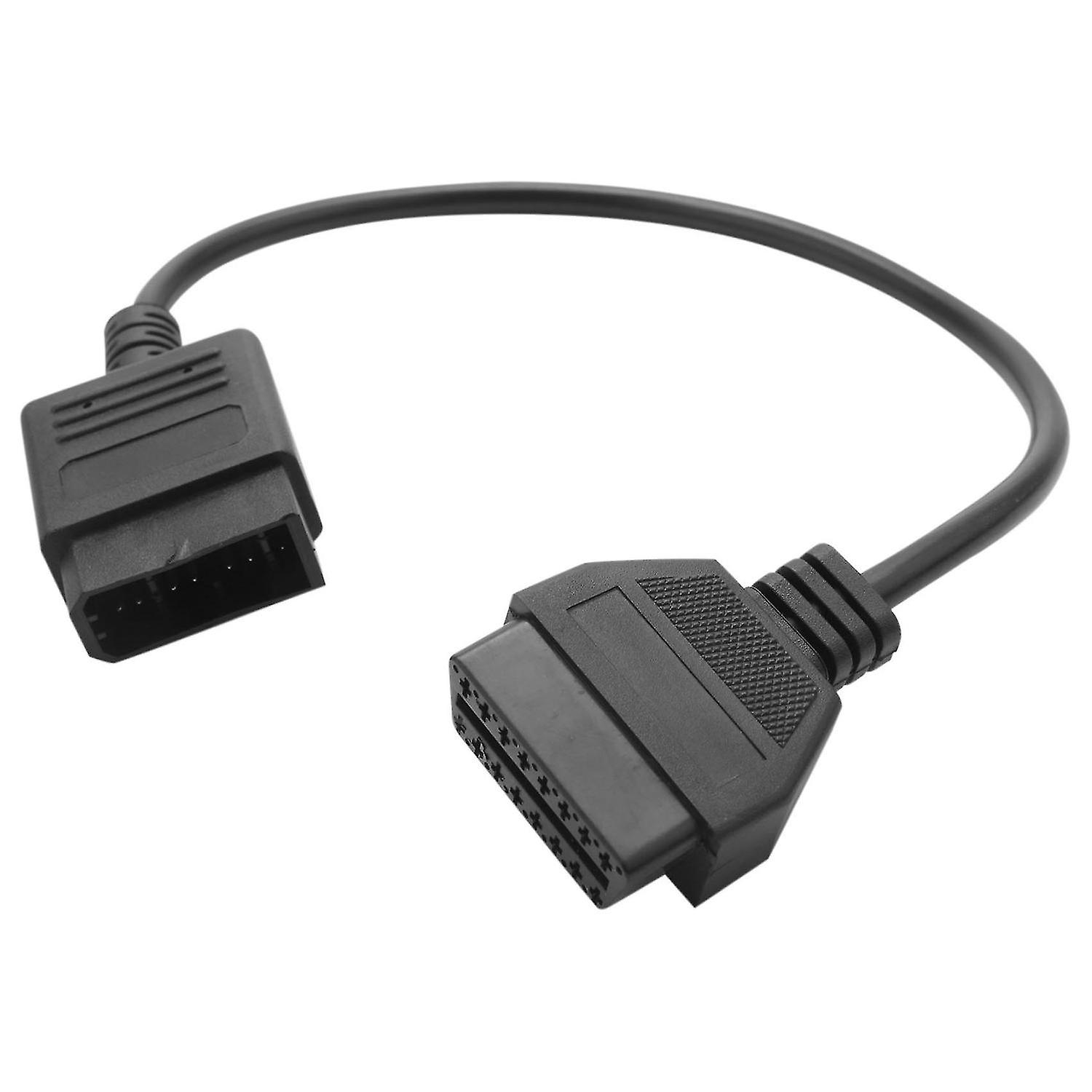 Compatible with Nissan 14 Pin to 16pin Cable Obd Ii Diagnostic Interface 14pin to Obd2 16 Pin Adapte