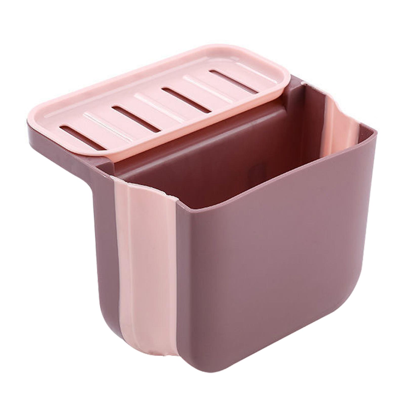 Suction Cup Wet and Dry Dustbin for Kitchen Sink Drain Quickly Waste Drain Shelf for Washbasin