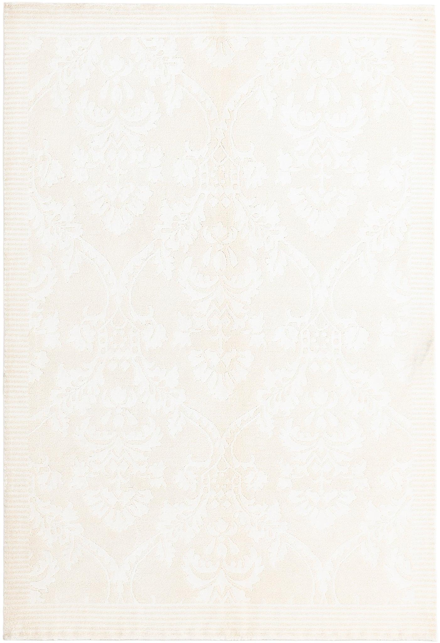 Hadorn Darya-印度 122x180 带米色手摇织机印度地毯