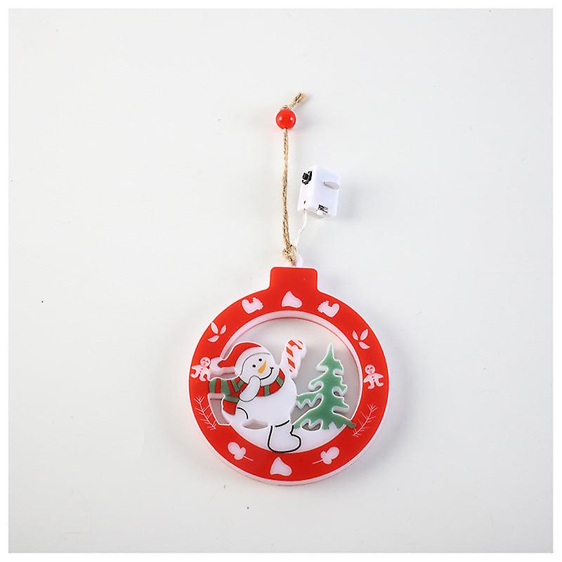 Christmas Led Tree Decorative Lamp Snowman Colored Lights Hanging Light Scene Layout Lighting Chain Xmas