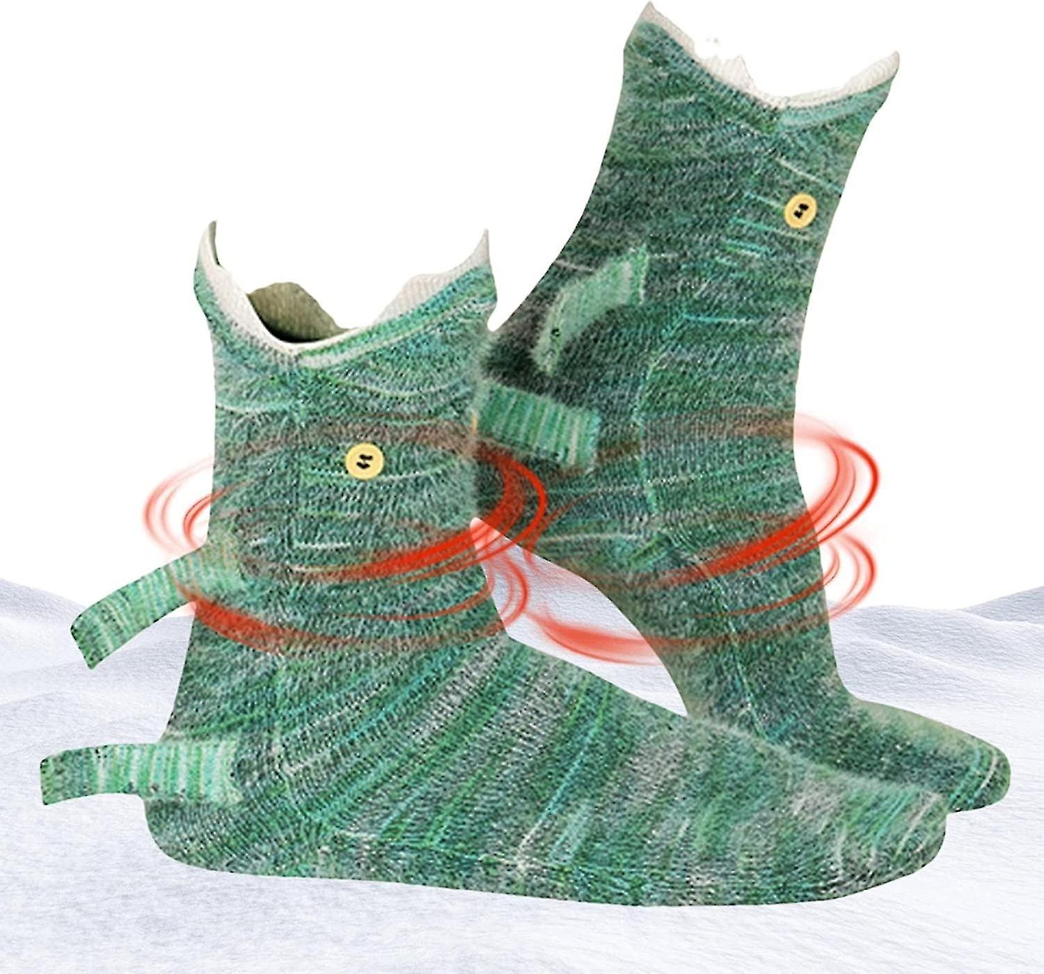 Crocodile Socks Eating Foot, Eating Foot Crazy Socks, 3d Knit Shark