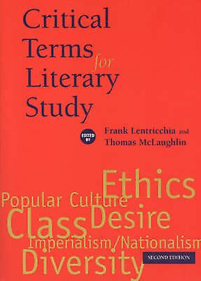 Critical Terms For Literary Study Second Edition Paperback Book