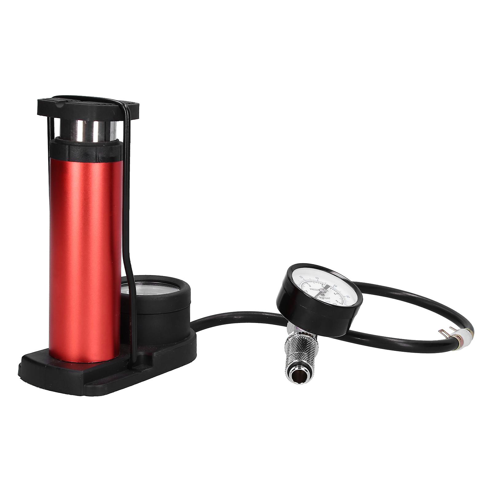 Water Leakage Tester Easily Connect Prevent Air Pressure Backflow Double Barometer for Computer Water Cooling SystemRed