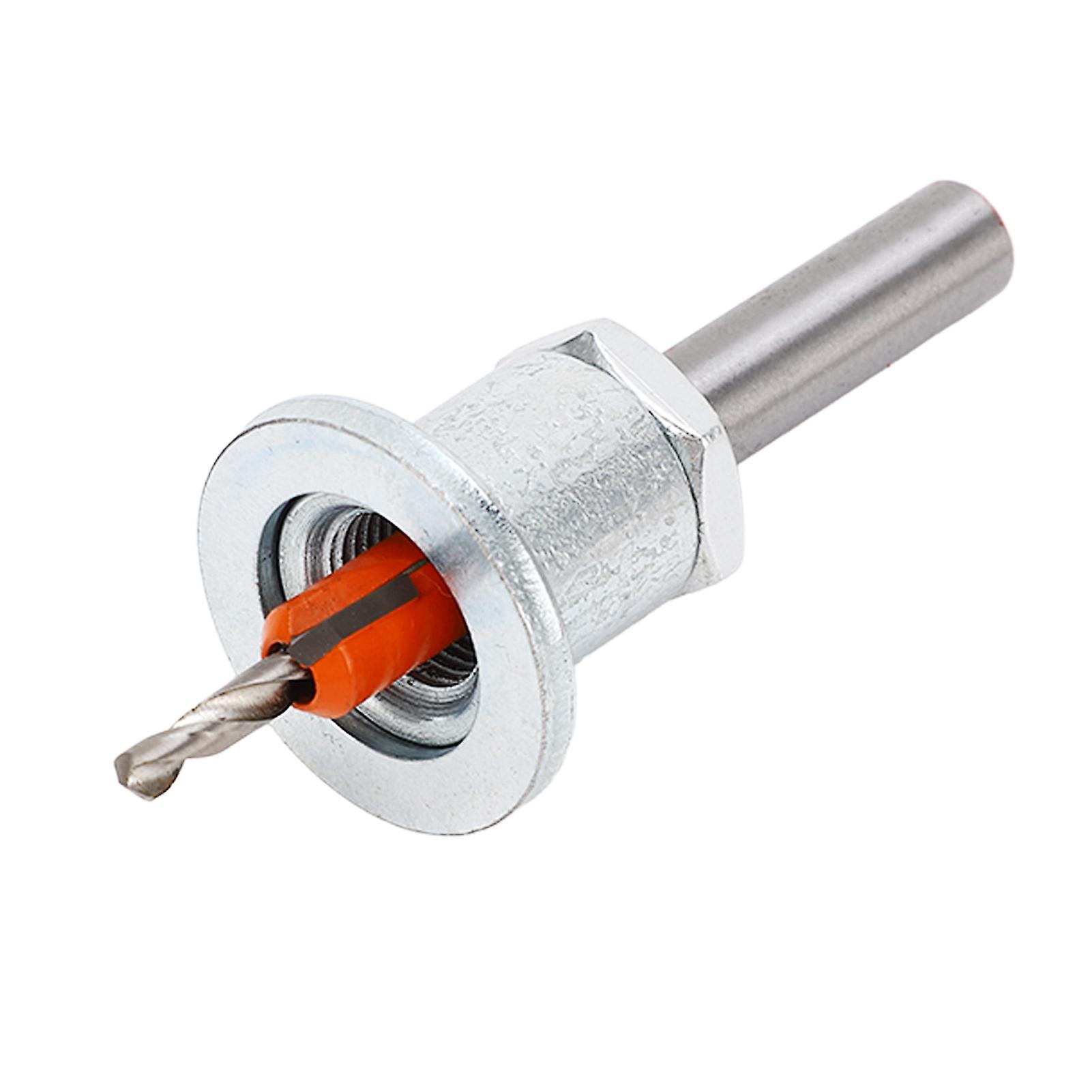 Silver Limit Taper Hole Countersink Drill Bit with Hex Wrench Set Screw Tapered Countersink Drill Bit 