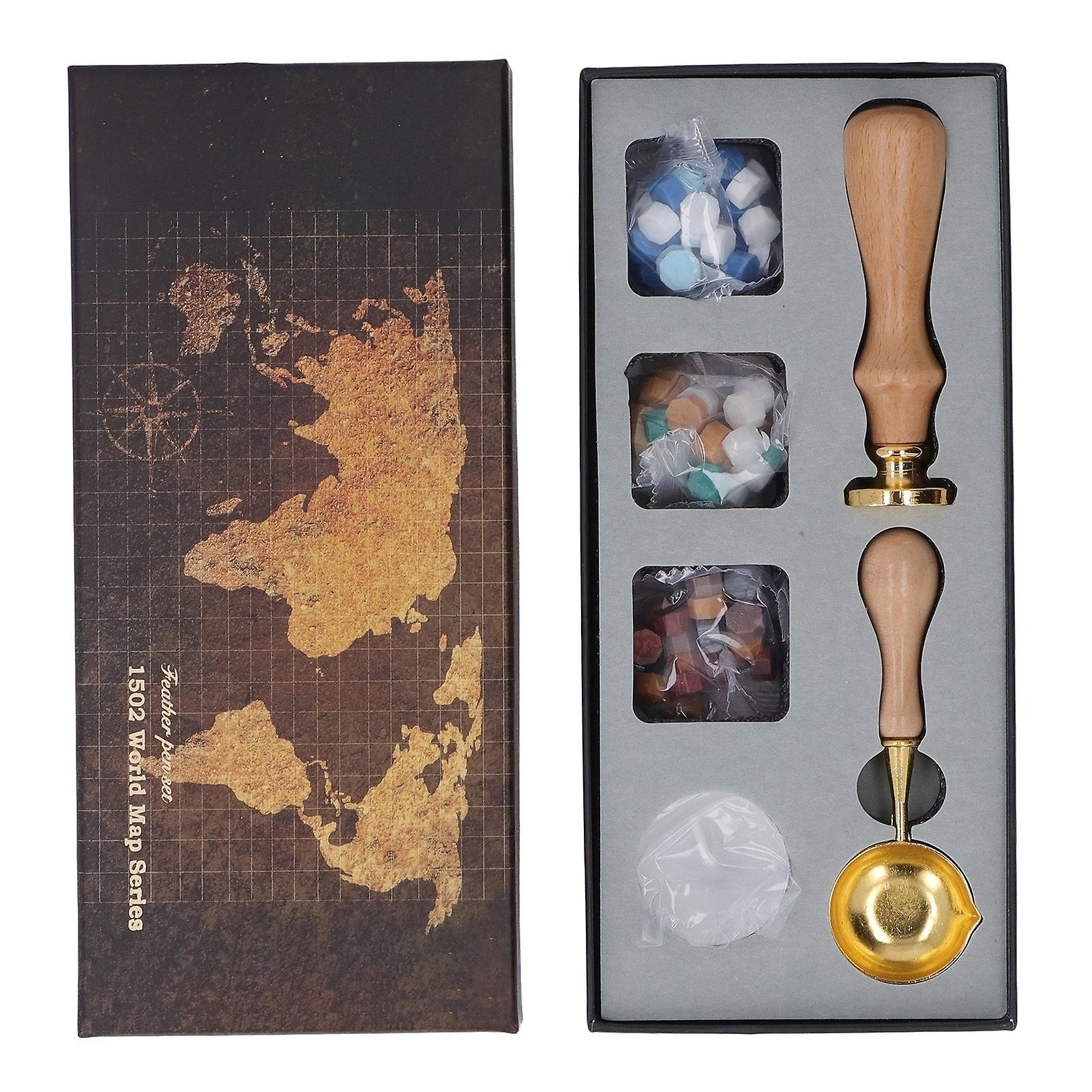 Clear Wax Seal Stamp Kit, Rustproof, Retro, for Envelopes, Invitations, Decoration