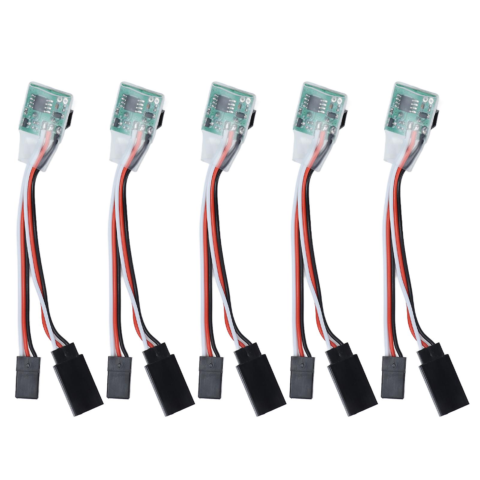 5Pcs Signal Reverser Universal RC Servo Rotation Inverters for Aircraft Airplane 4‑6V