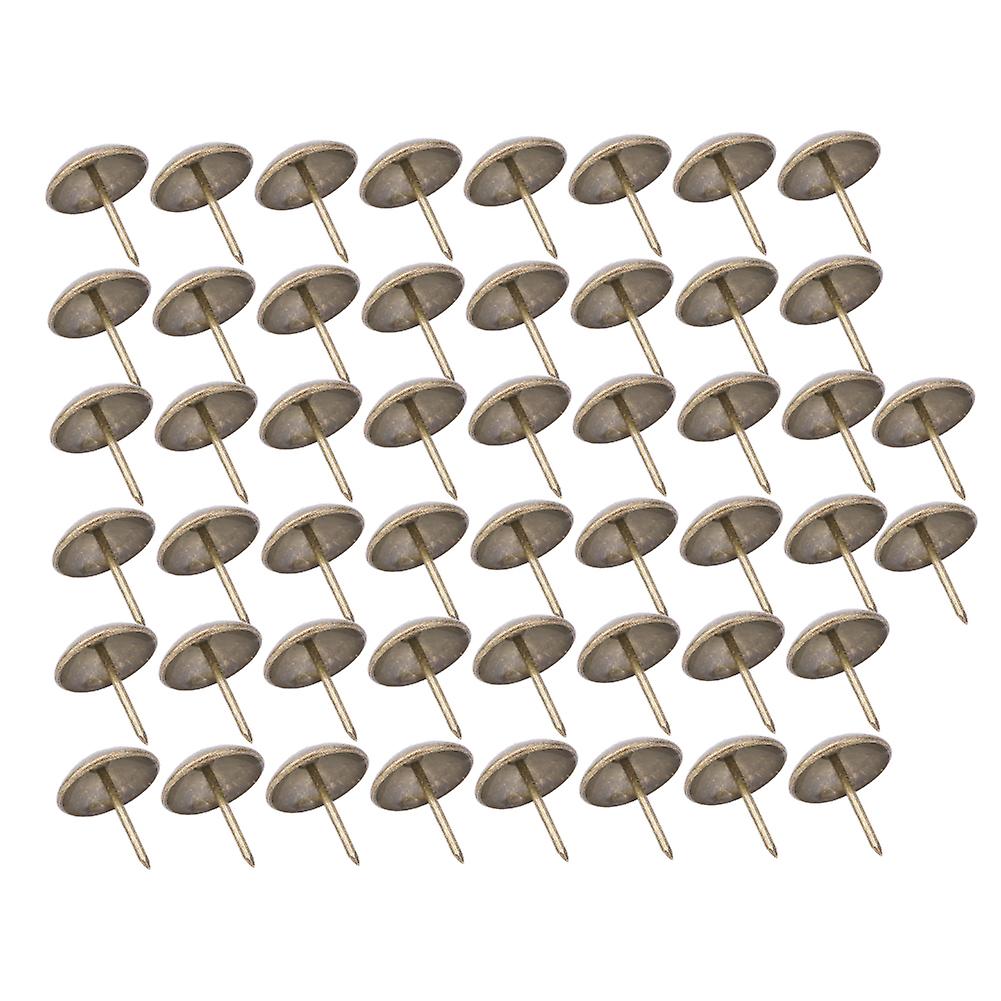 50 Pack Thick Upholstery Nails, Round Head Decorative Tacks (21 x 25mm)