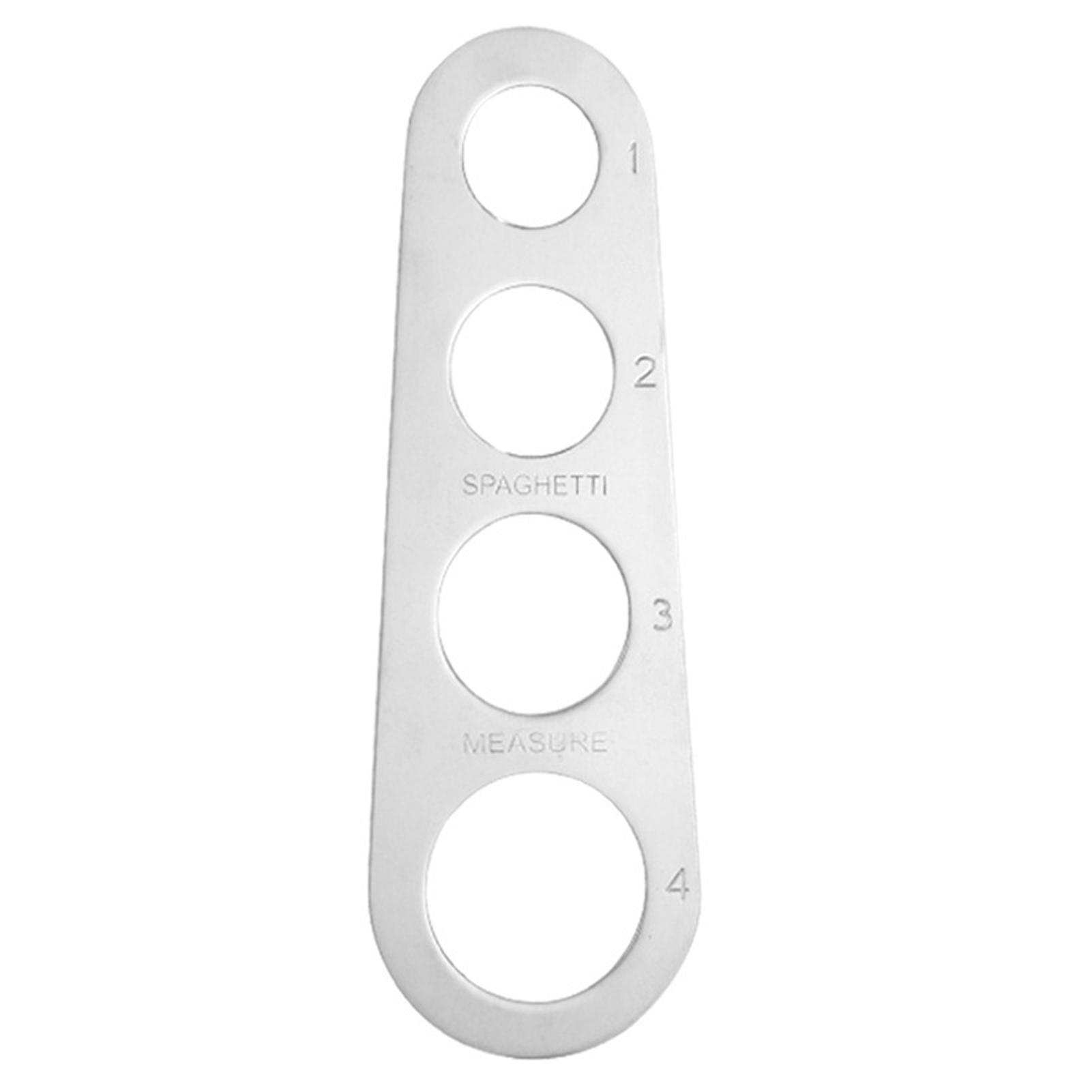 Kitchen Steel Accessories Spaghetti Measurer Tarnish-resistant Light Pasta Measurer for Reducing Food Loss and Waste