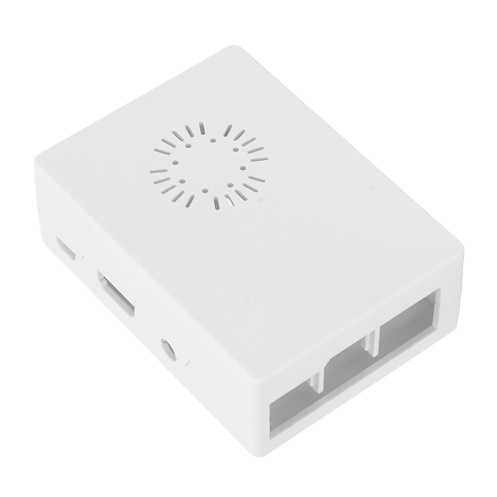 Flame Retardant ABS Protective Case for Raspberry Pi 3 Model B+ White