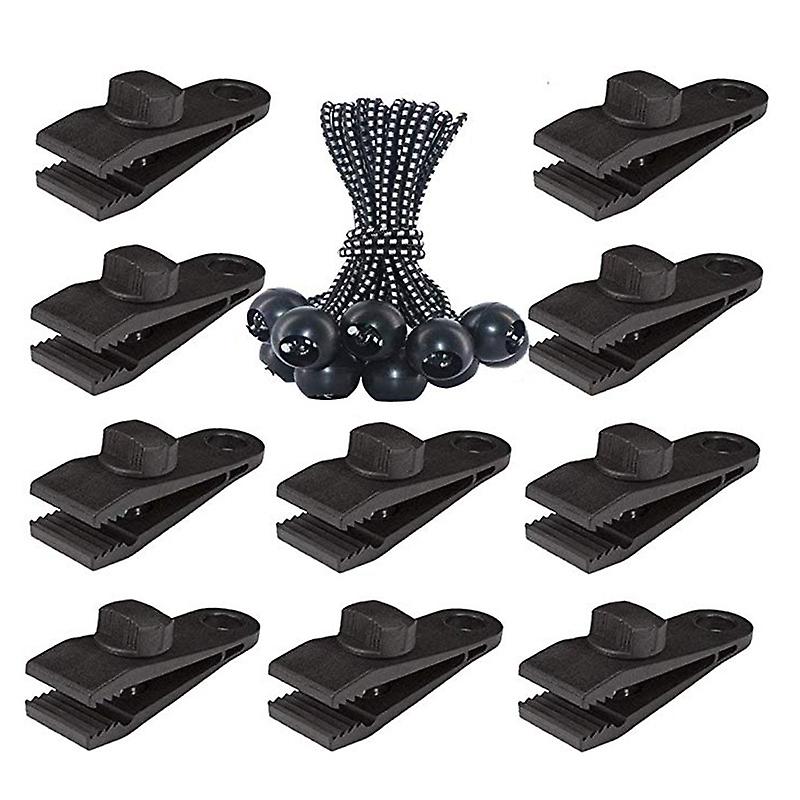 10pcs Tarp Clips, Tent Clip Tarp Clips, Accessories for Camping Activities