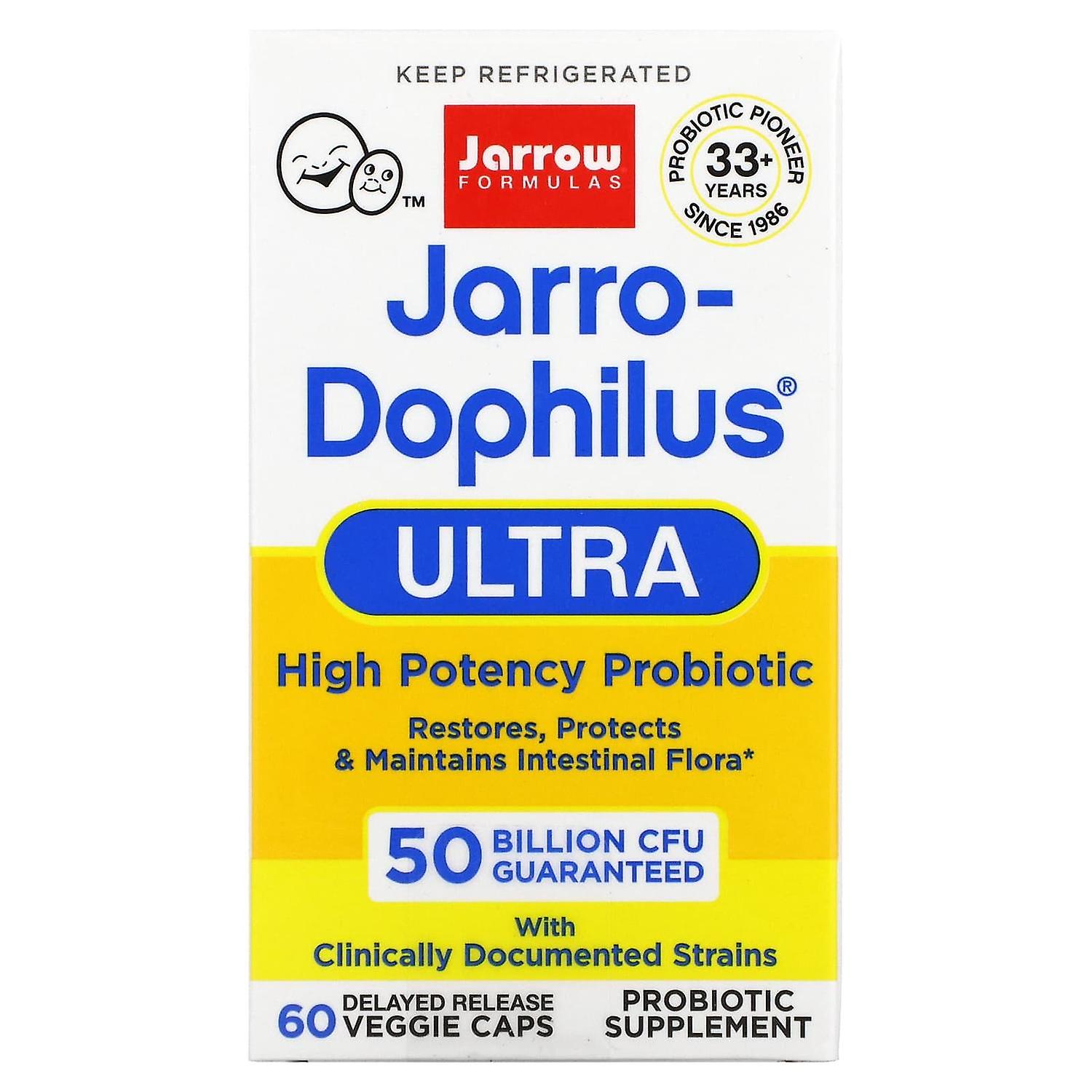 Jarrow Formulas, Jarro-Dophilus Ultra, 50 Billion , 60 Delayed Release Veggie Caps