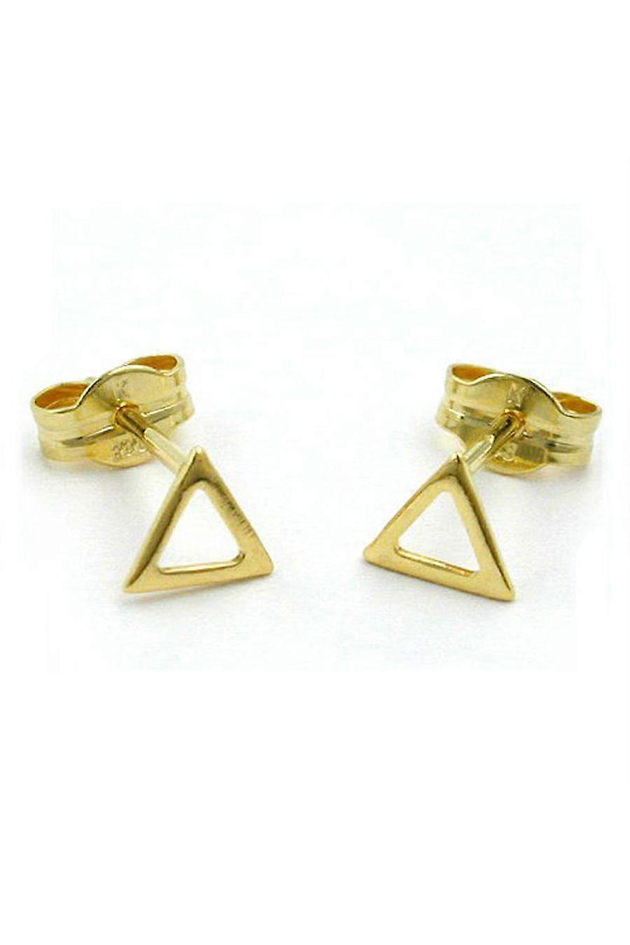 Stud Earrings Triangle 8k Gold - Gl431115