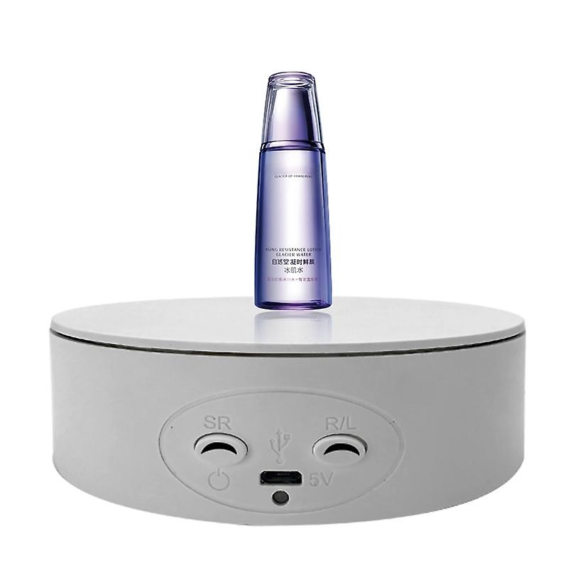 Plato giratorio eléctrico de 20 cm