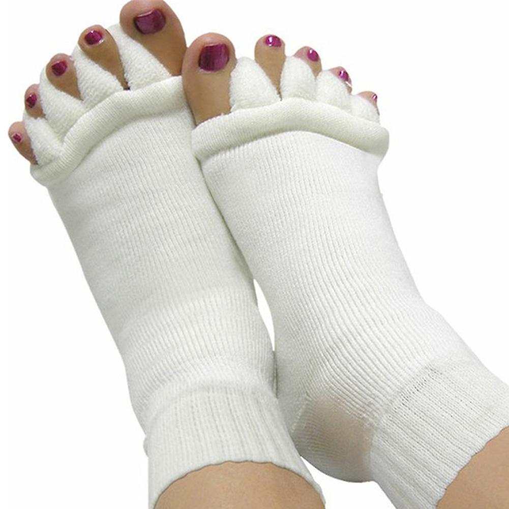Pedicure Toe Alignment Socks 1 Pair Cushioned Foot Care Socks