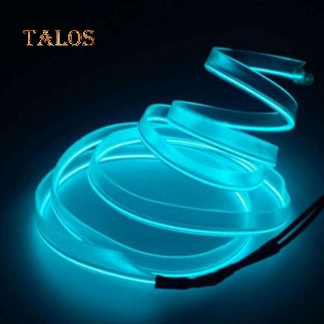 TA Car Styling Flexible Strip LED Cold Light EL Wire Interior Auto Decor
