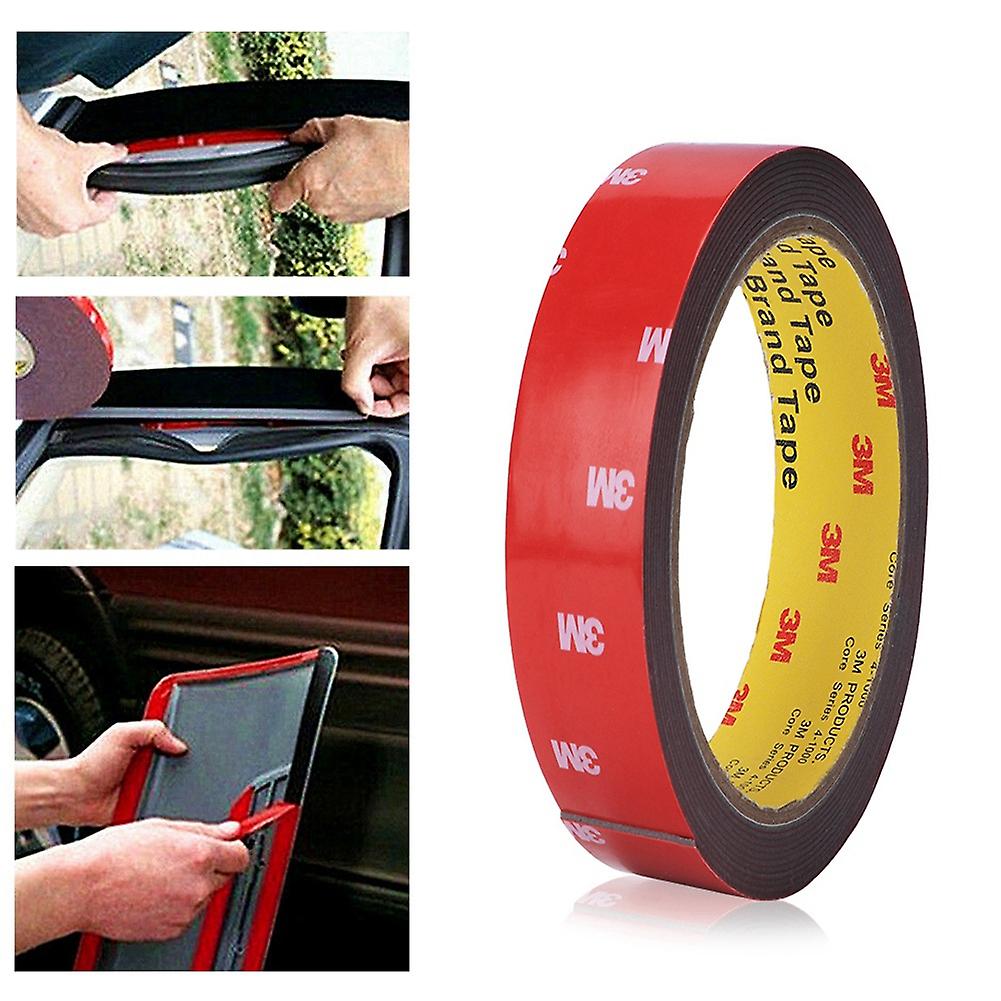 Ruban adhésif double face en mousse acrylique pour accessoires automobiles, longueur 3 mètres (30 mm)