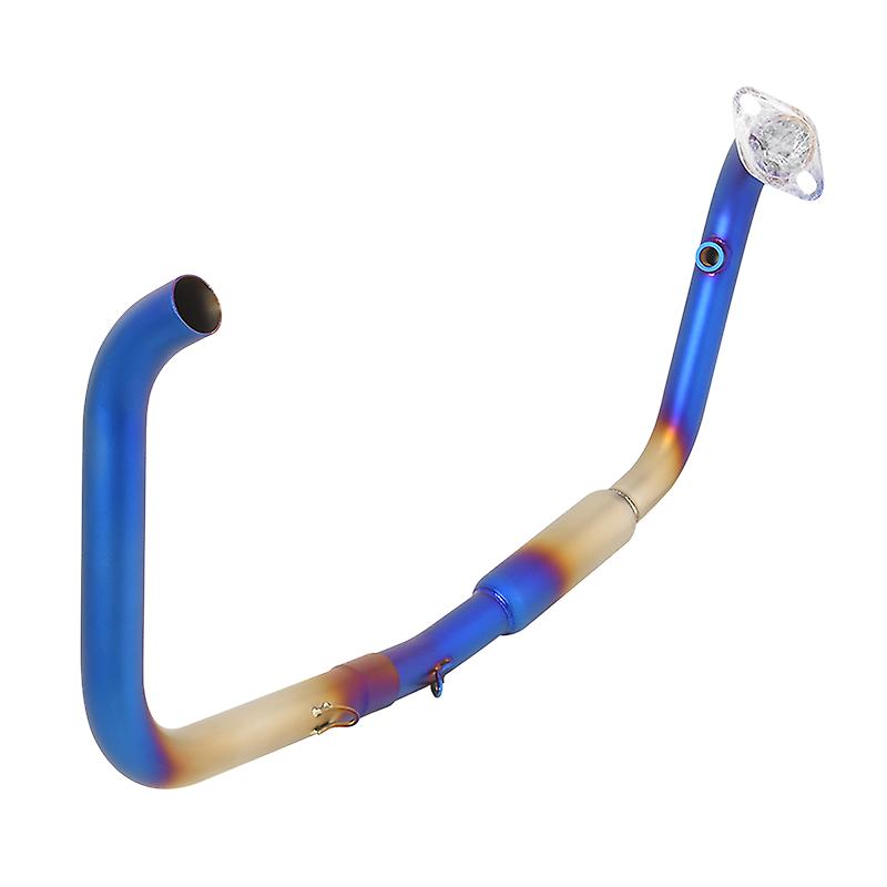 Slip-On für Benelli tnt125 tnt 125 2017-2022 Motorrad 51mm Auspuff vorne Mittel lenker Rohr Flucht system Schall dämpfer