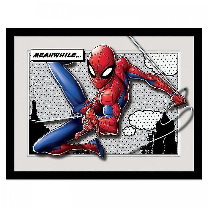 Spider-Man Meanwhile Breakout Framed Poster