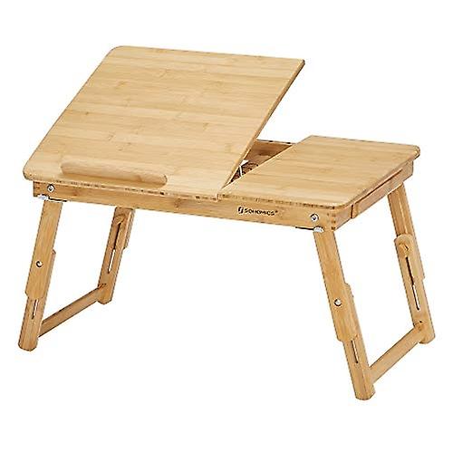 Bureau ajustable en bambou pour une installation pratique à domicile