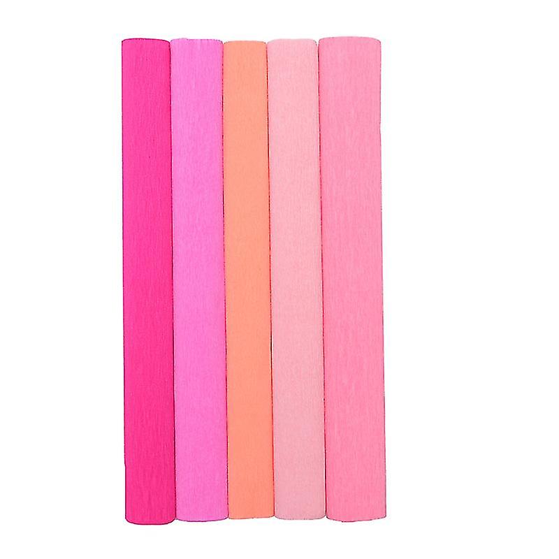 5rolls Assorted Color Crepe Paper