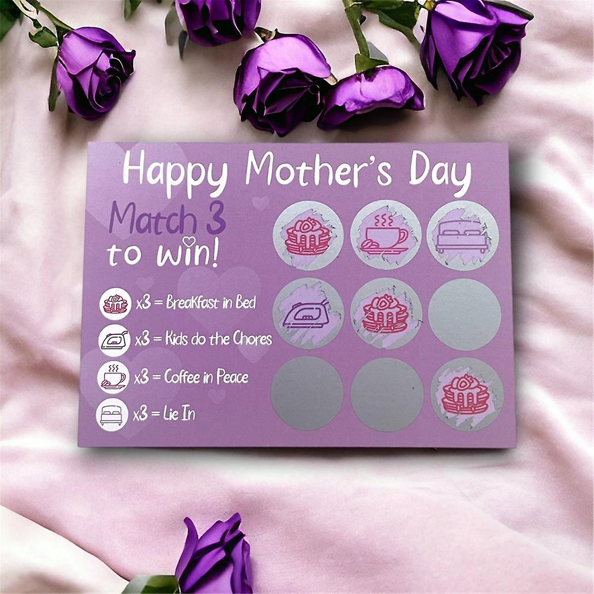 Mothers Day Gift, , Mothers Day Scratch Card, Mothers Day Card, Scratch Card for , Her,D