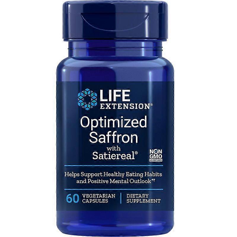 Life Extension Optimized Saffron with Satiereal Vegicaps 60
