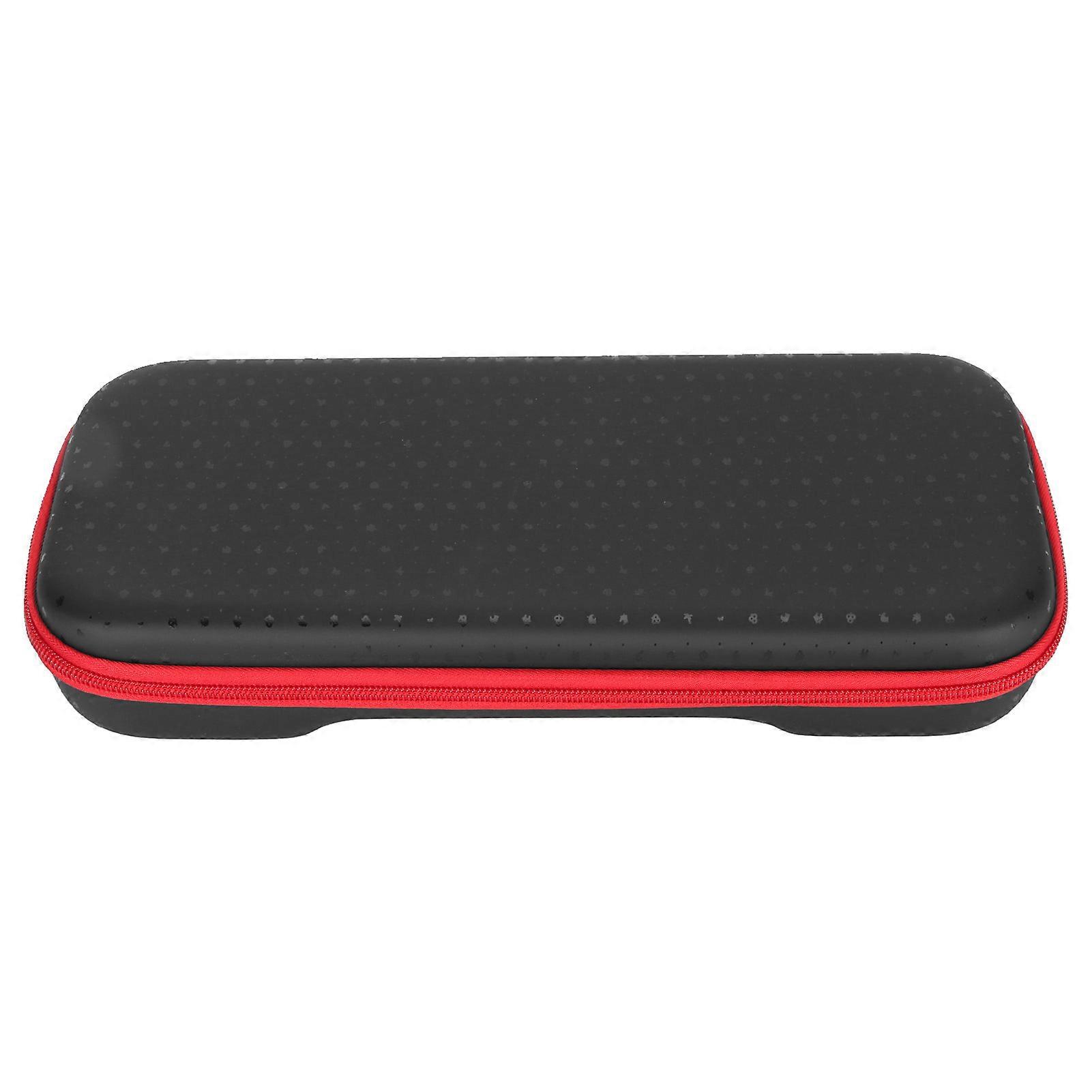 Handheld Console Carrying Case Waterproof Shockproof EVA Hard Carrying Case for ROG ALLY Red Zipper