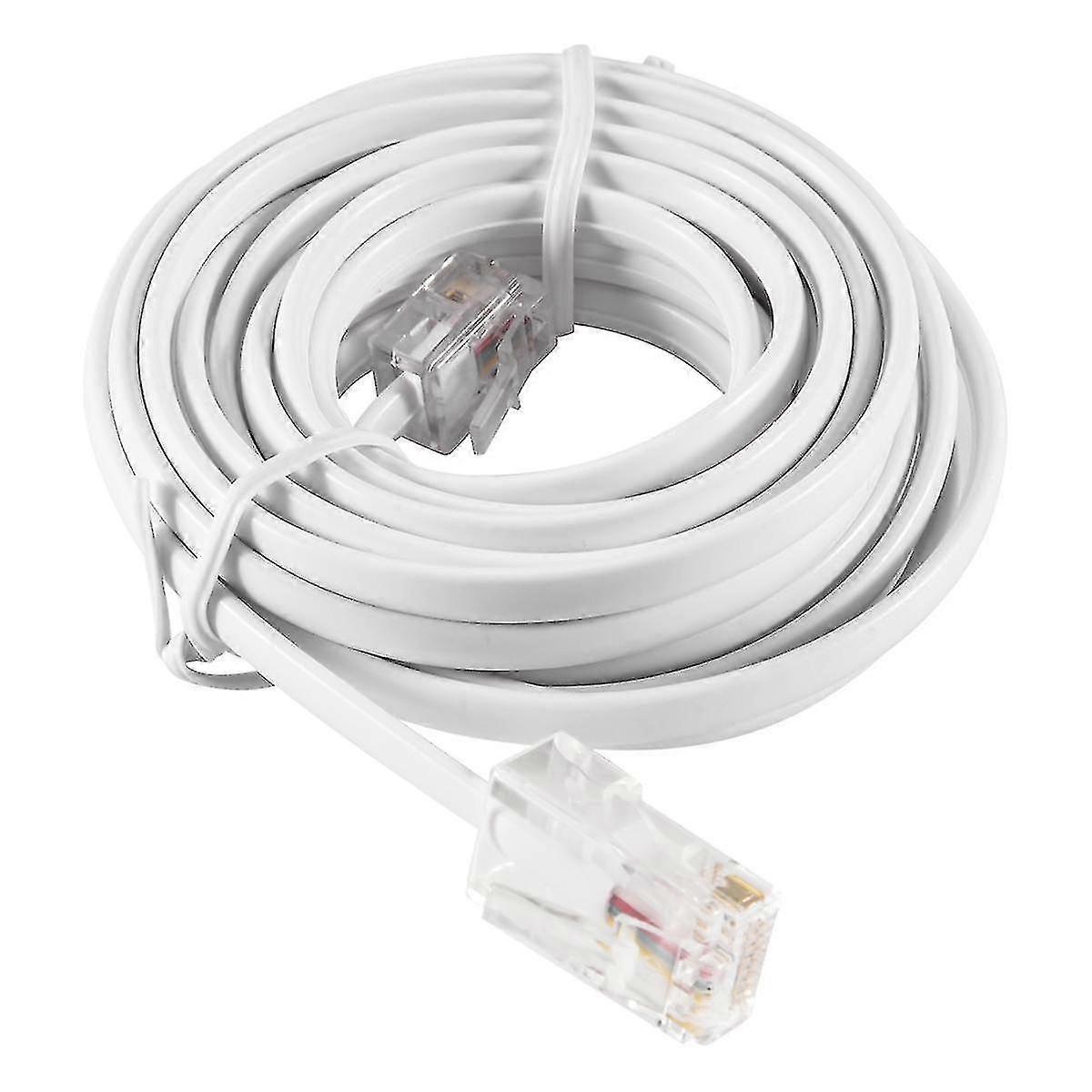 sourcingmap RJ11 6P4C to RJ45 8P4C Modular Phone Internet Extension Cable 3 Meter