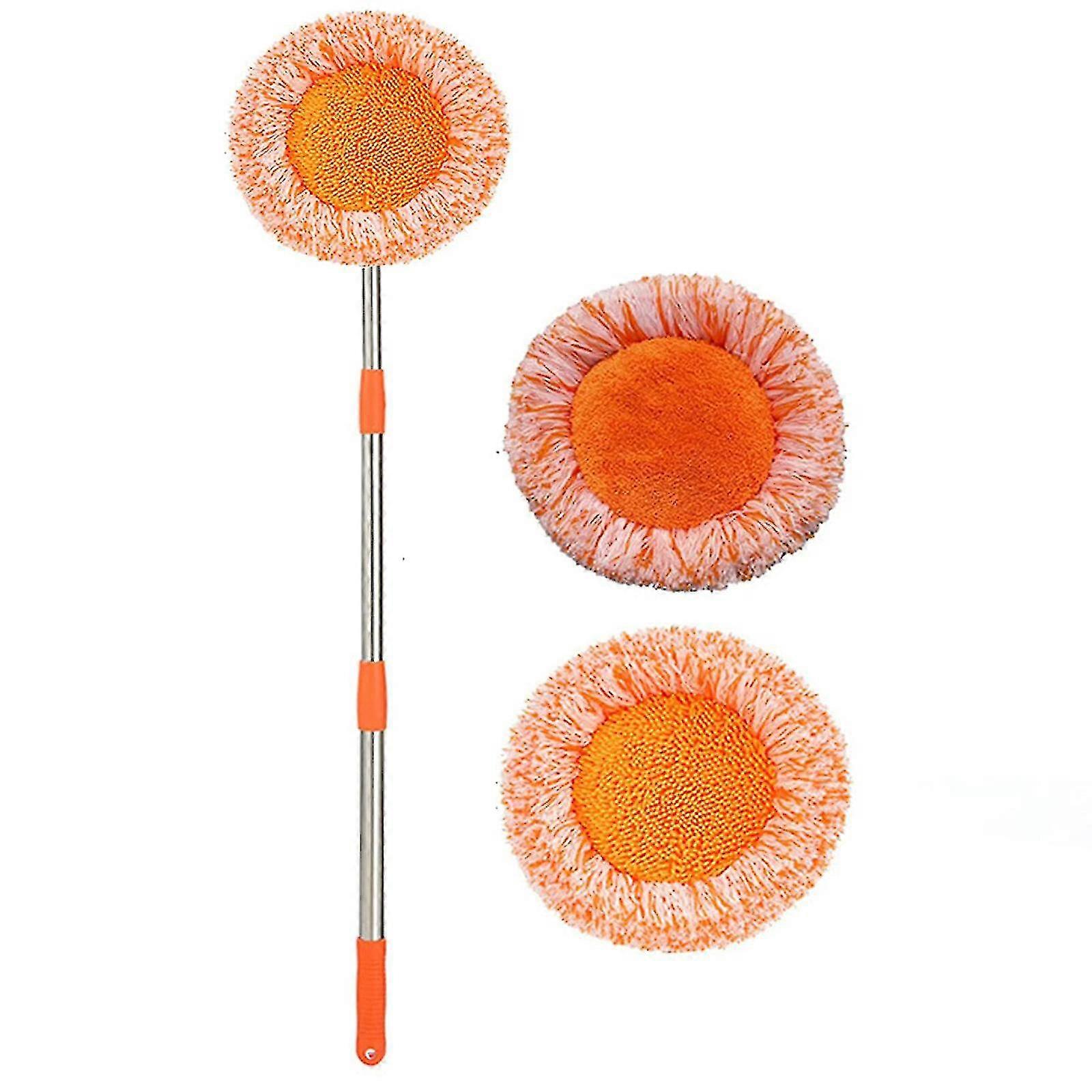 360 Rotatable Adjustable Cleaning Mop - Multipurpose Extendable Wall Cleaning Mop for Car/Glass Surfaces