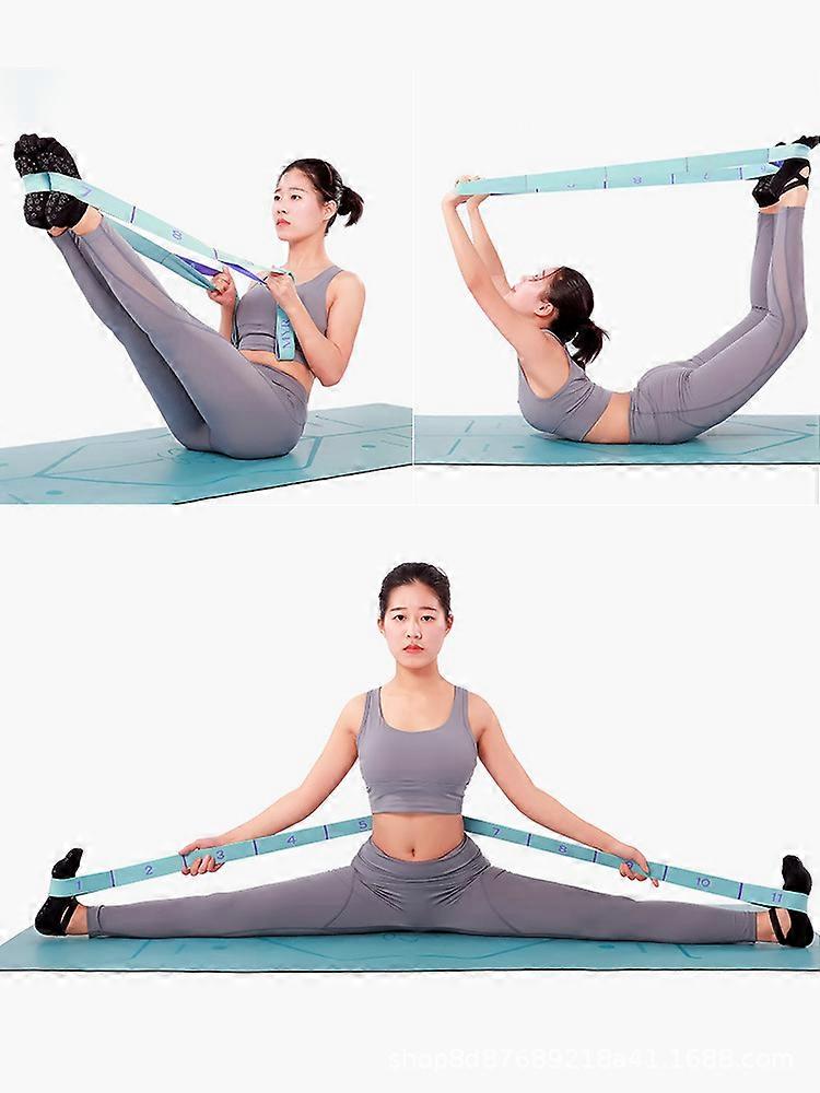 Dhrs Stretching Straps Hamstring Stretcher Device Elastic Exercise Band   Mat Carrying Strap-9