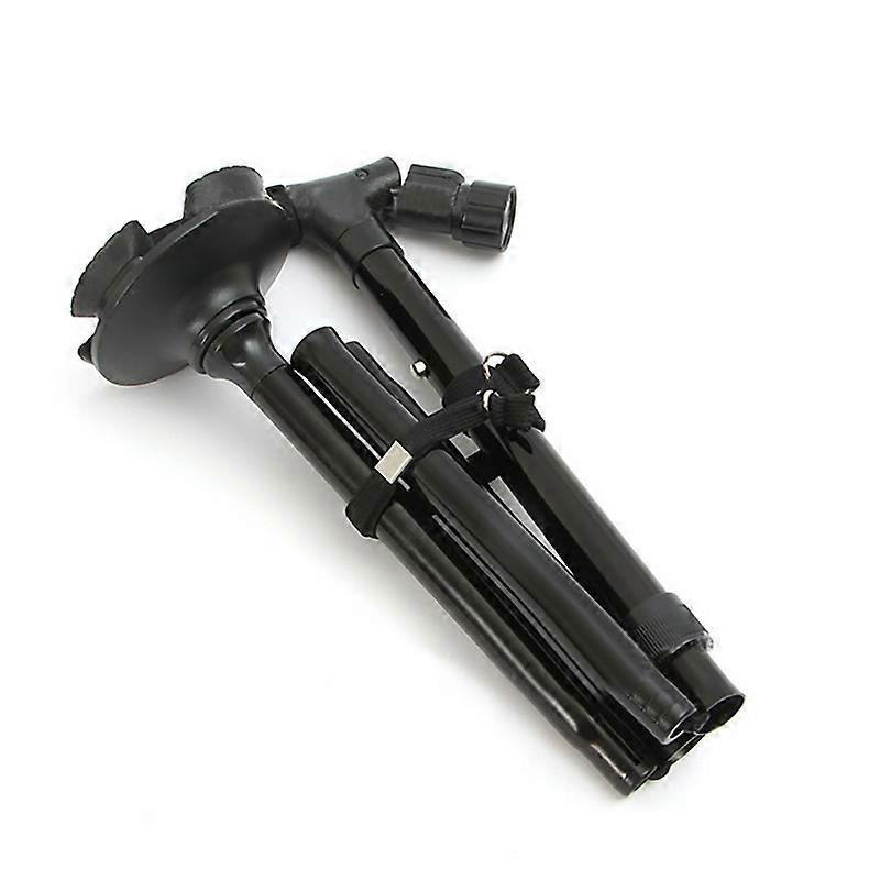 Foldable Walking Cane Adjustable Aluminum Alloy Walking Stick With 6 Led Light For Elder