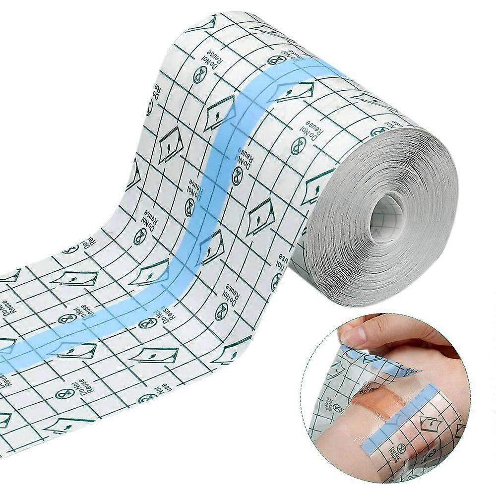 Duschplåster, vattentätt, transparent stretchplåster, för tatueringar, simning och duschning (10 tum x 10 meter)