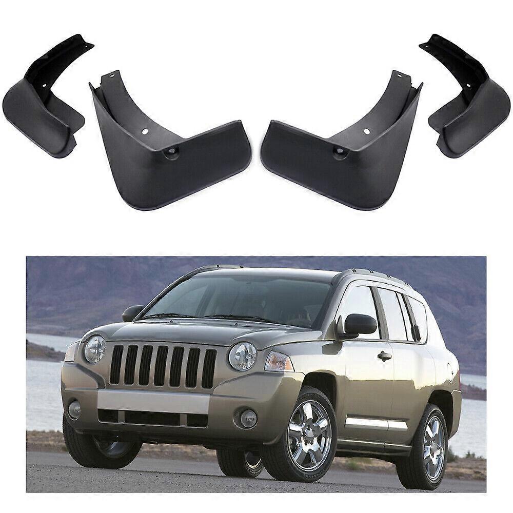 4Pcs Garde-boue de voiture garde-boue garde-boue garde-boue pour Jeep Compass 2007-2010 08 09
