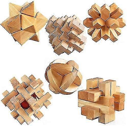Brain Teasers, Set Of 6, Cube 3d S Compatible With Kids And Adults, Educatal Ie Bag Ers And Favors, Lea