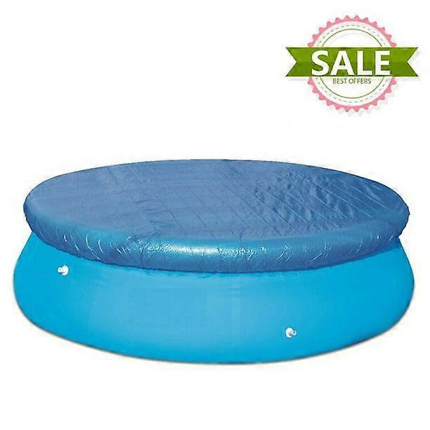 Pool Cover,12-Foot Round Easy Set Pool Cover for Frame Pools Inflatable Swimming Pool Cover Fast Set Pool Cover(366cm Diameter)