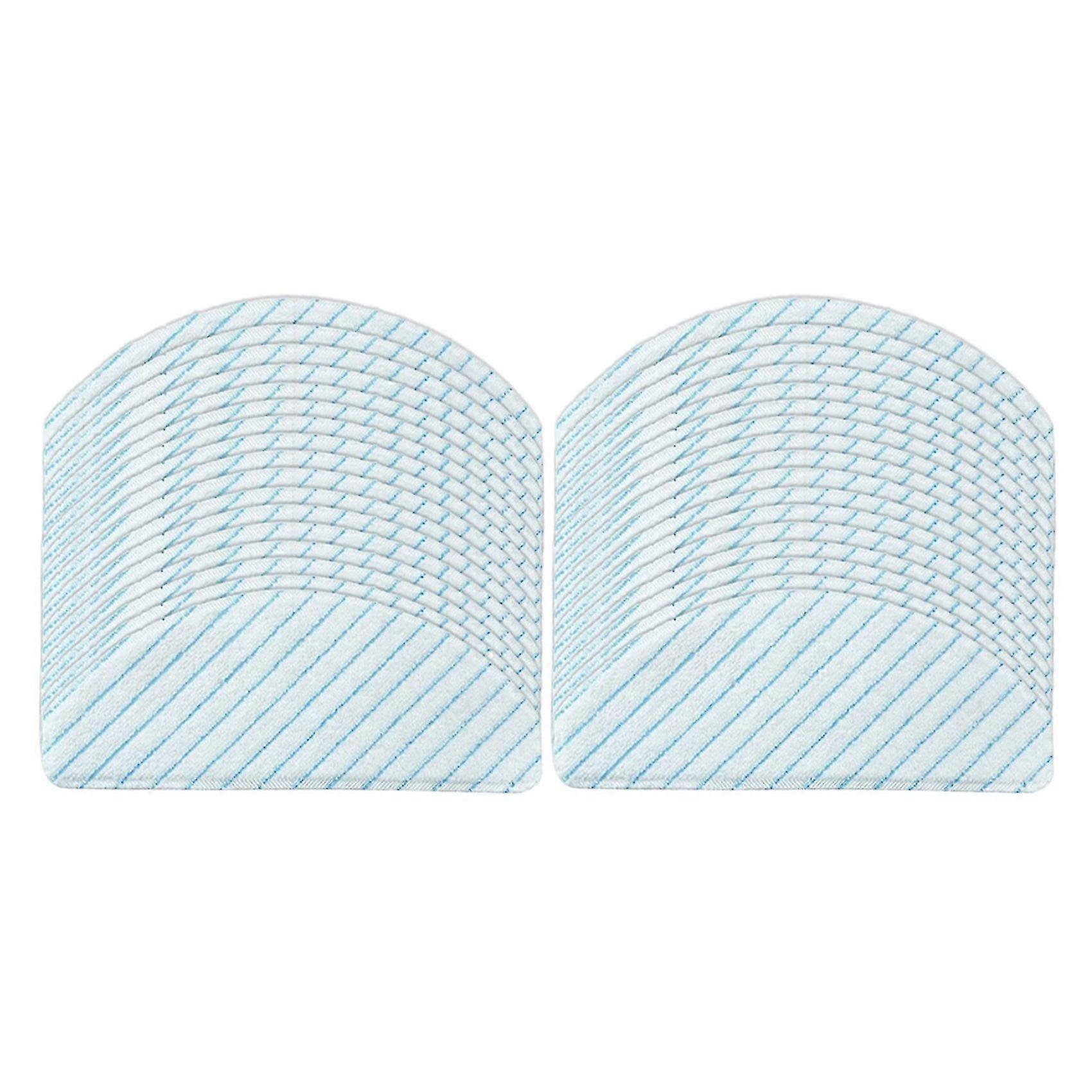 100pcs Disposable Strong Rag Mop Cloths Pads For Ecovacs Deebot Ozmo