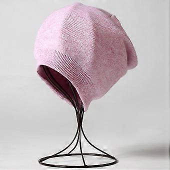 6 colors unsex Autumn winter solid color real cashmere beanies best matched New cashmere man woman Warm skullies