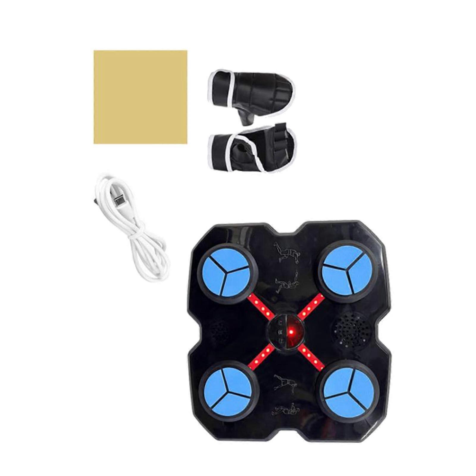 آلة الملاكمة الذكية الجدار المستهدف للأطفال الموسيقى الملاكمة المستهدفة للياقة البدنية الكاراتيه الأسود