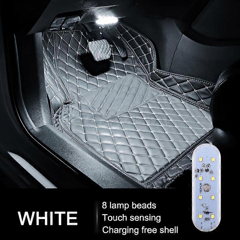 SEAMETAL Led Car Interior Light for Ceiling Floor Hood Trunk Touch Car Reading Light USB Rechargeable Magnetic Atmosphere Lamp