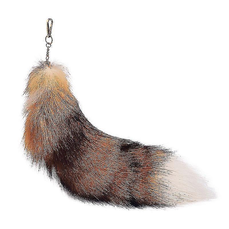 Κρεμαστό μενταγιόν Fox Tail Περίπου 40 cm Animal Tail Extra Large Μπρελόκ Γούνινη τσάντα Μενταγιόν Κρεμαστό Οροφή Κεραίας Αυτοκινήτου Μενταγιόν Fox Tail Decoration_llk13