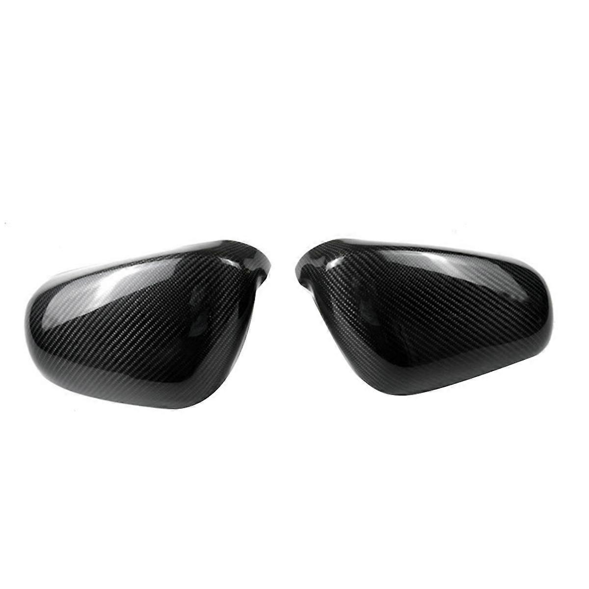Real Carbon Fiber Side Rear View Mirror Cover Trim Side Wing Mirror Caps for Quattroporte GT 2007-2018