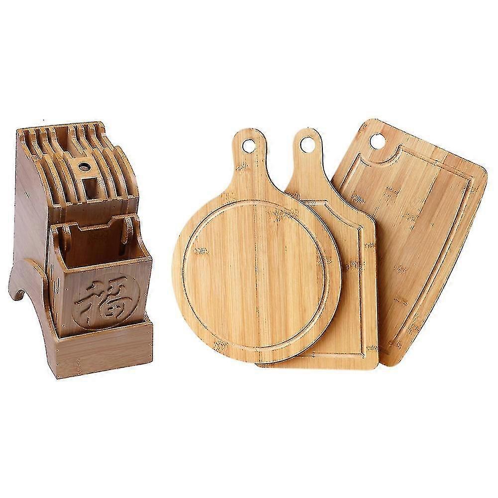 bamboo cutting board compatible with kitchen, pizza fruit board