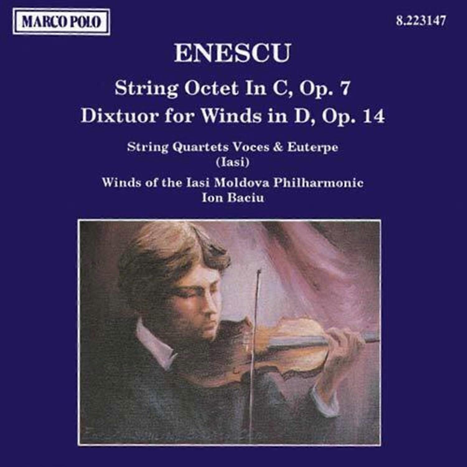 Enescu / Baciu / String Quartet Voces & Euterpe - String Octet / Dixtuor for Winds  [COMPACT DISCS] USA import