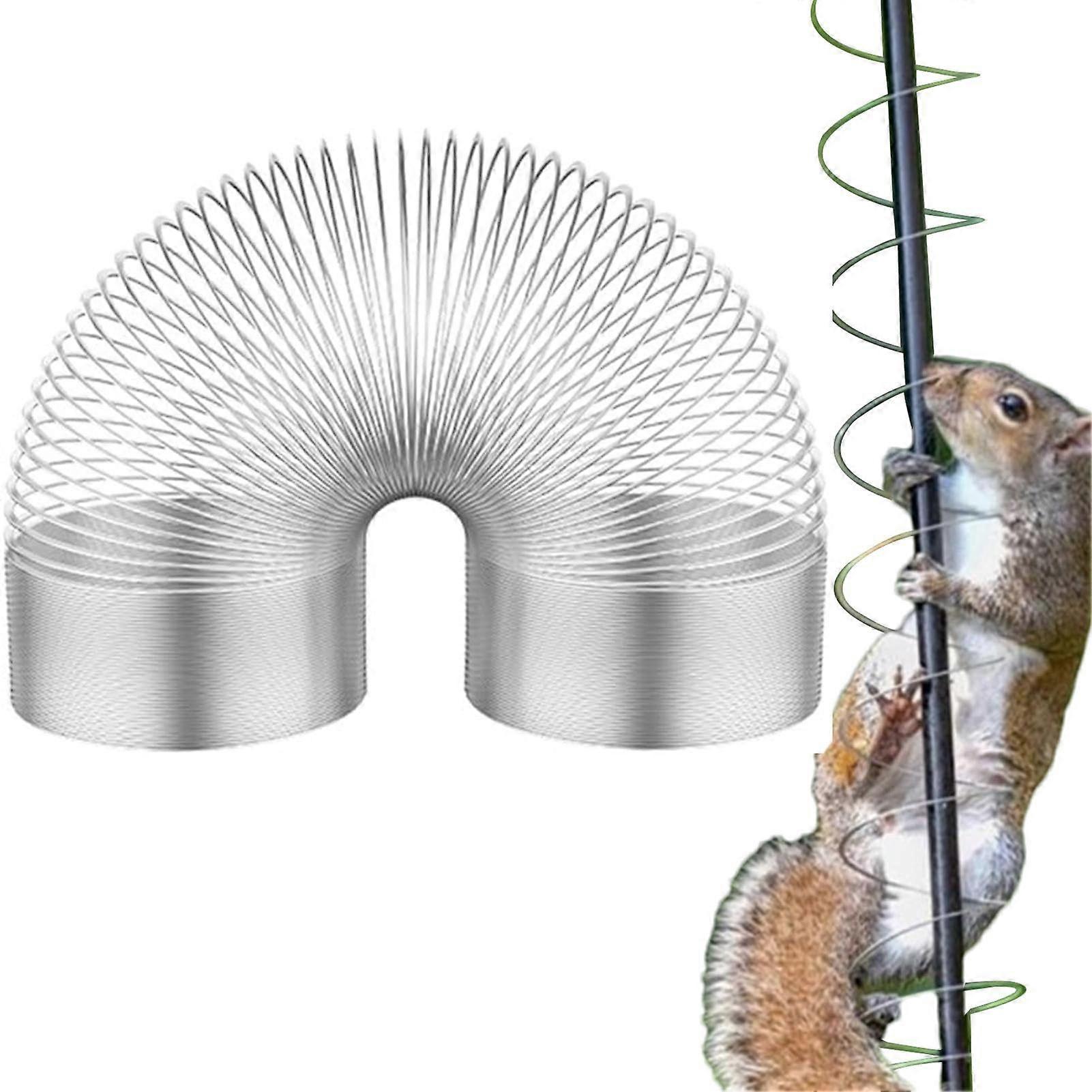 Eekhoorn Proof Spring Eekhoorn Baffle voor Bird Feeder Anti-eekhoorn Bird Feeder Wrap Around Eekhoorn Proof Spring Bird Feeder Protector Spring Type Co