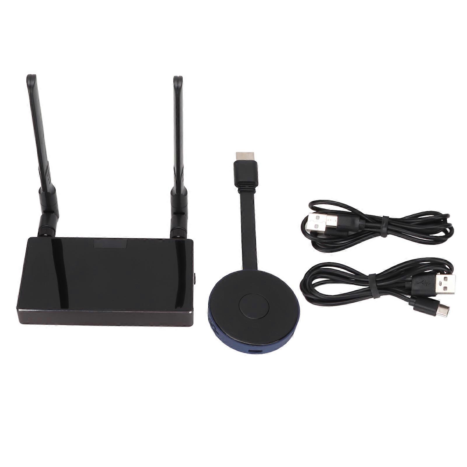 HD Multimedia Interface Wireless Transmitter Receiver Kit Wireless Extender 30m 4K X 2K for Laptop PC Smartphone TV(Transmitter Receiver ) NO.5540