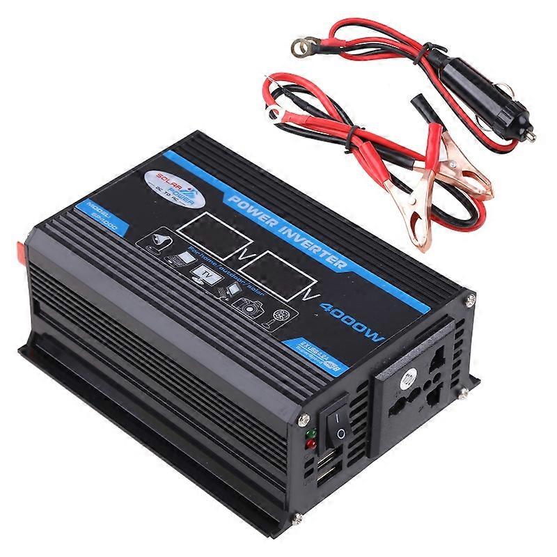 Car Power Inverter Converter Dual USB DC 12V to AC 220/110V Voltage Transformer Modified Sine Wave Converter