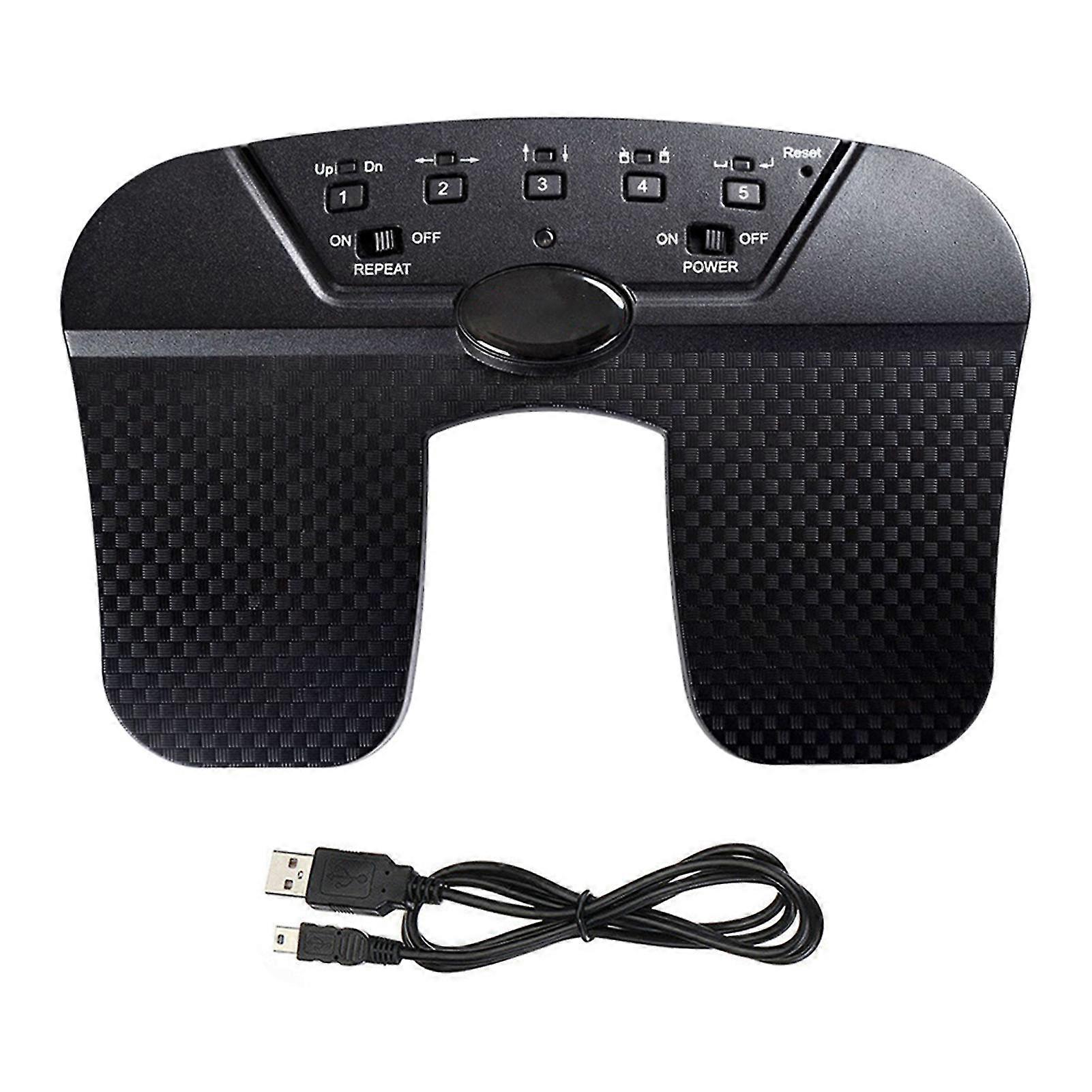 Practical Music Pedal Rechargeable Bluetooth Accessories Page Flipper Wireless