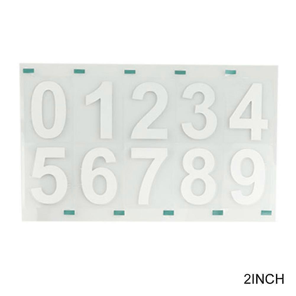 Reflective Mailbox Numbers Decal Elegant Style Waterproof Number Decals Sticker for Home Decor